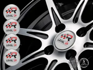 Resin Domed Stickers Edition Luxury Wheel Labels